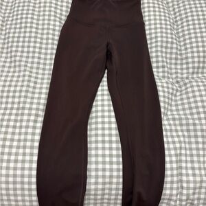 NWOT lululemon athletica Espresso Brown Leggings